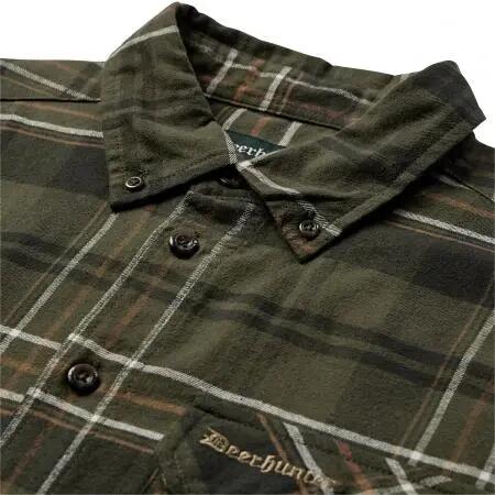 Herren - Outdoor-Flanellhemd - Caleb, Green Check, Größe 45/46 2/3