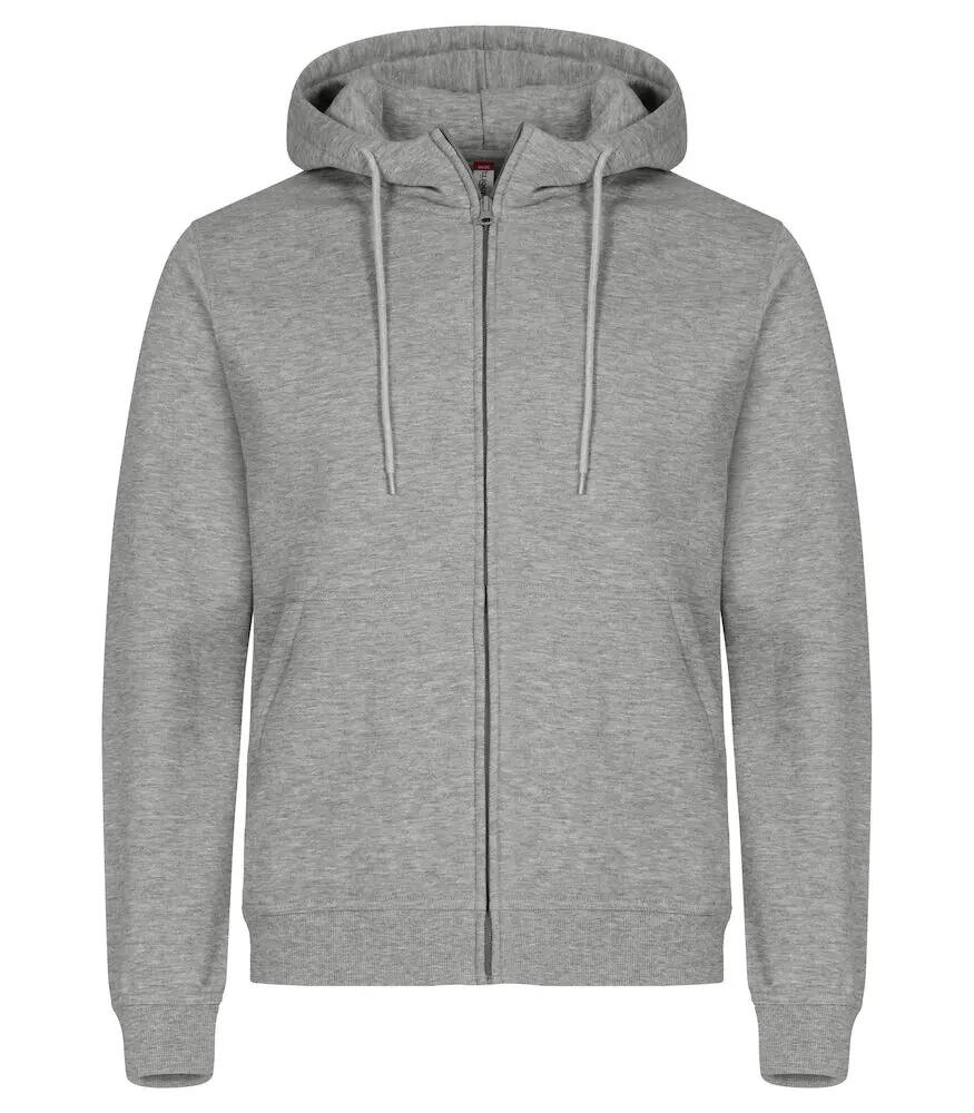 clique Miami Hoody Full Zip z bawełny i recyclingu – Black 6/8