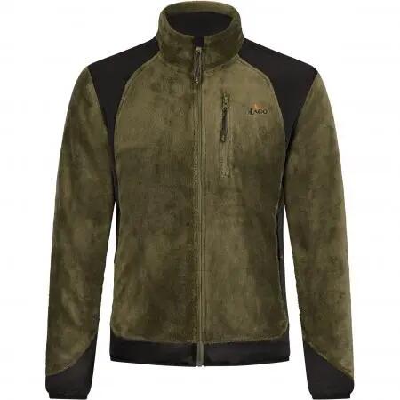 Herren - Fleecejacke - oliv/schwarz 1/4