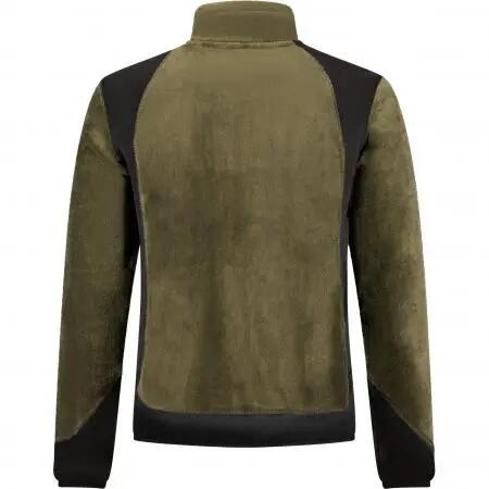 Herren - Fleecejacke - oliv/schwarz 4/4