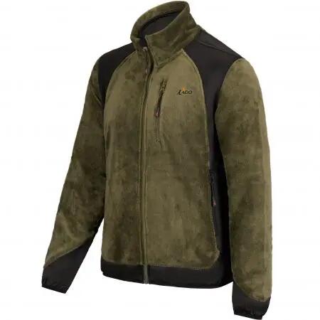 Herren - Fleecejacke - oliv/schwarz 2/4