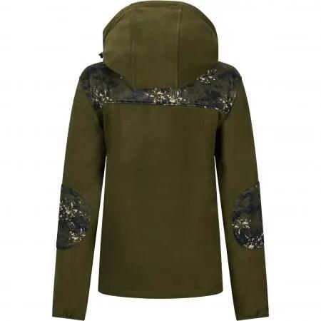 Damen - Outdoor-Hoodie - Fleece-Midlayer - Shawk - phantomX/Oliv 4/4