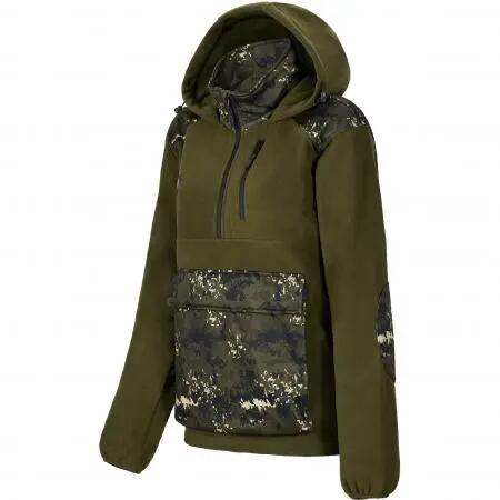 Damen - Outdoor-Hoodie - Fleece-Midlayer - Shawk - phantomX/Oliv 2/4