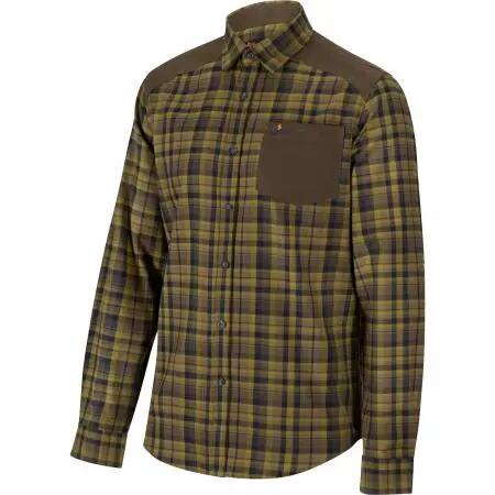 Herren - Outdoorhemd - Kontrastdetails - Finn - oliv/schwarz 2/4