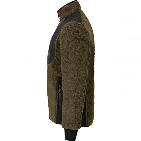 Herren - outdoorjacke - faserpelz, stretch - strykari - adventure green 4/5