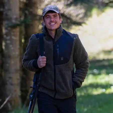 Herren - outdoorjacke - faserpelz, stretch - strykari - adventure green 2/5