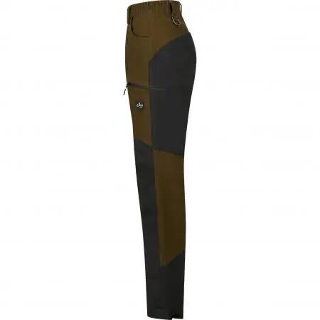 Damen - Jagdhose - Outdoorhose Freya - wasserdicht, geräuscharm - Oliv/Schwarz 3/4