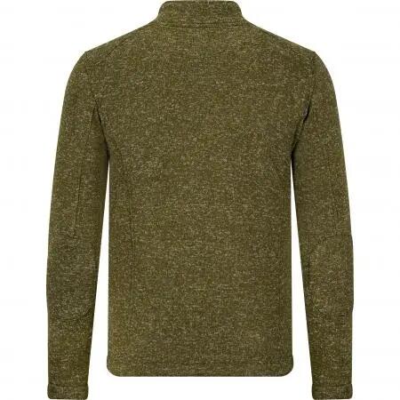 Herren - jagd - strickfleece-jacke - wärmend, robust - dagon - oliv meliert 4/4