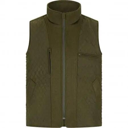 Herren - Jagdweste - wendbar, Loden, Waidmanns, oliv, Größe L 3/4