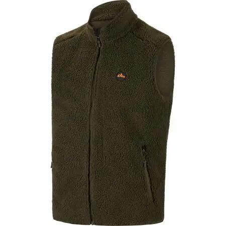 Herren - Outdoorweste - Faserpelz-Fleeceweste - gerade, Dario - oliv 2/4