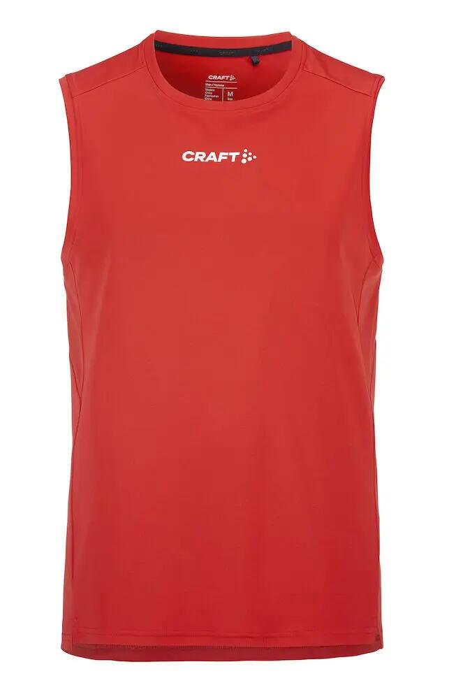 Craft Rush 2.0 Débardeur Homme - Noir, 100% Polyester Recyclé, XL 6/8