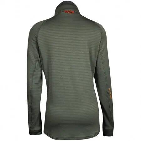 Damen - Gridfleece-Top - isolierend, atmungsaktiv - Performance Olive 3/3