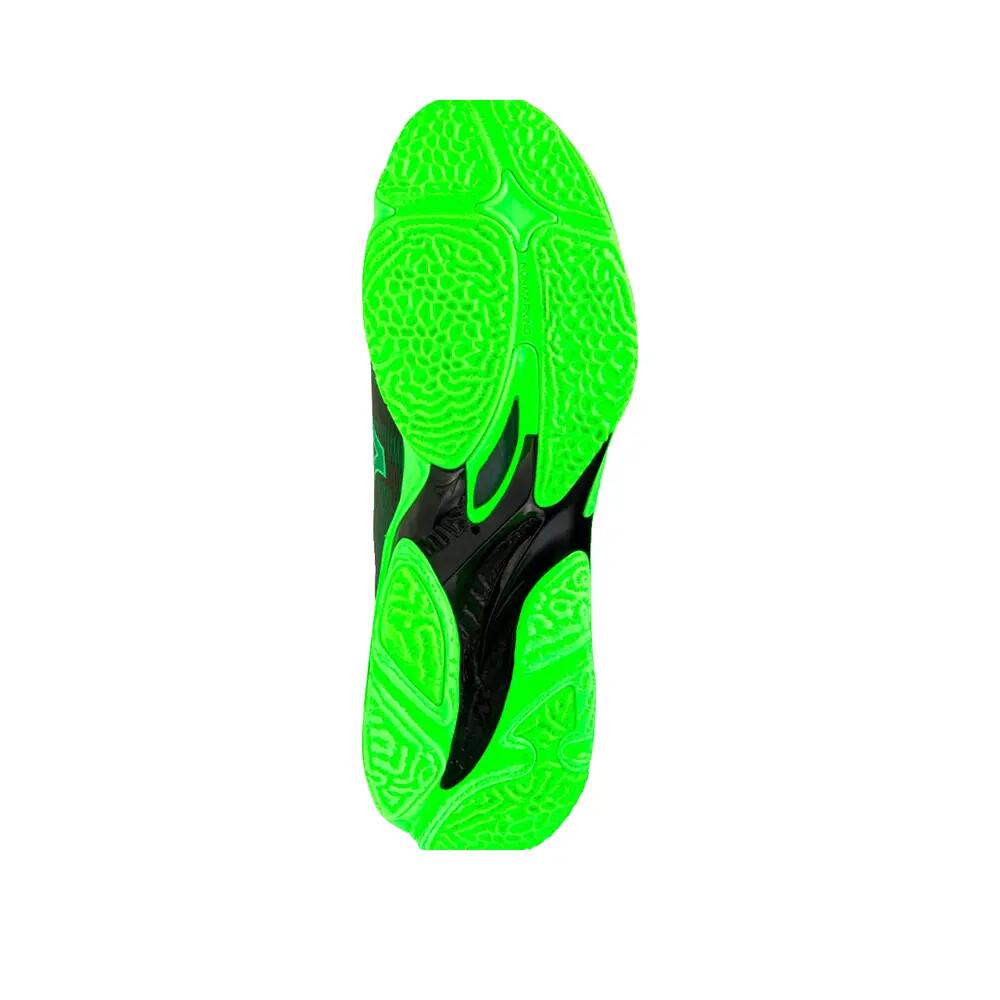 Buty do siatkówki Mizuno Wave Lightning Elite Mid Czarny/Zielony 5/6