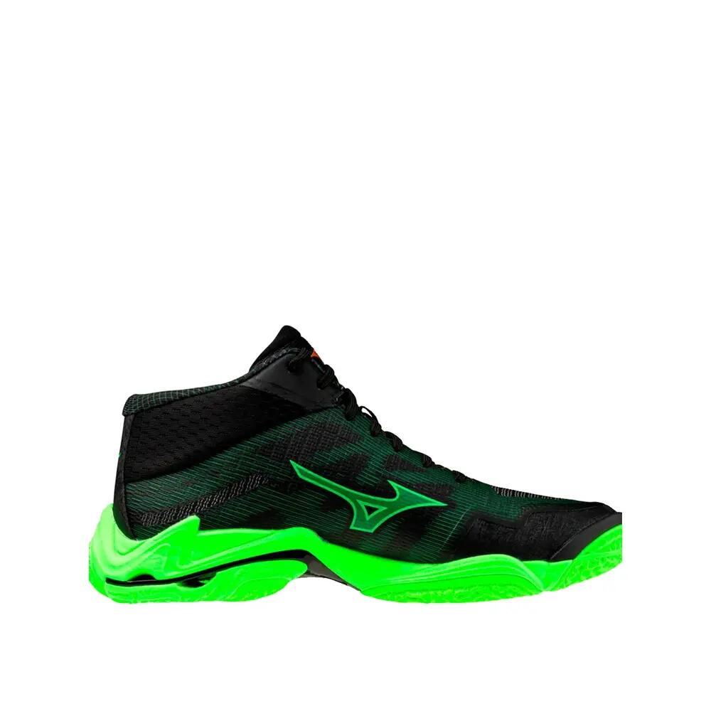 Buty do siatkówki Mizuno Wave Lightning Elite Mid Czarny/Zielony 4/6