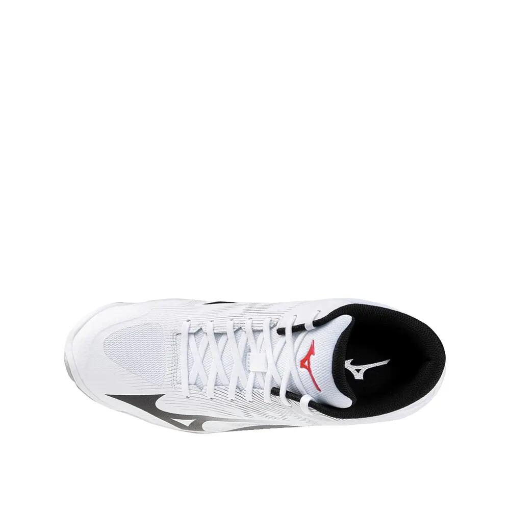 Buty siatkarskie Mizuno Wave Lightning Pro Mid Białe/Czarne/Czerwone 3/7