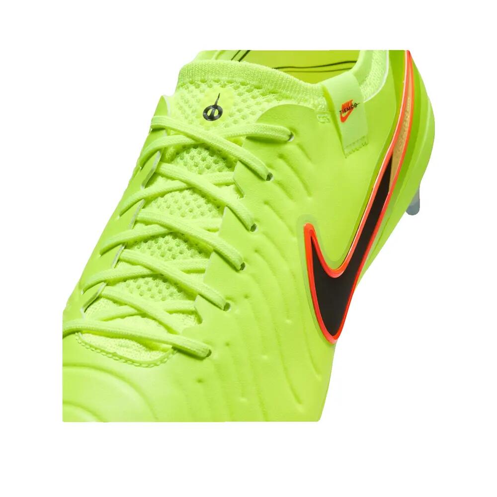 Zapatos de fútbol Nike Tiempo Legend 10 Elite FG Negro/Volt 7/9