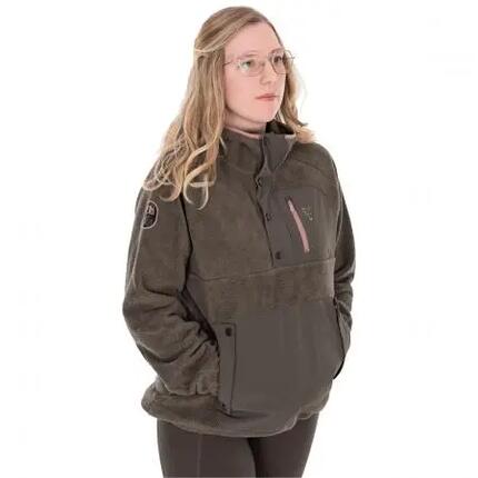 Fox Women's Explorer Fleece Hooded Jacket Damen (Olive) Größe S