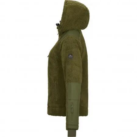 Damen - Jagdjacke - Faserpelzjacke - mit Kapuze, winddicht - Avala - oliv 2/3