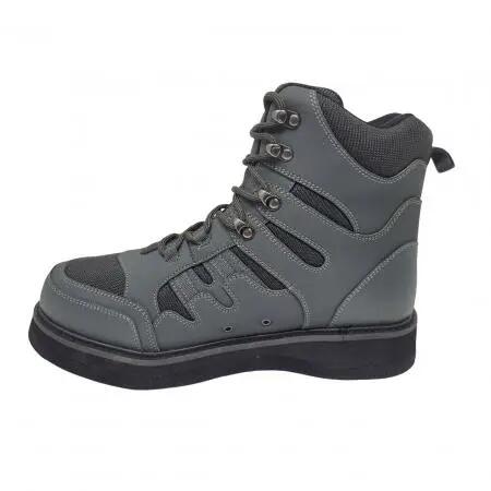 Herren - Angeln Watschuhe - hoch geschnitten, robust - graugrün 44 2/5