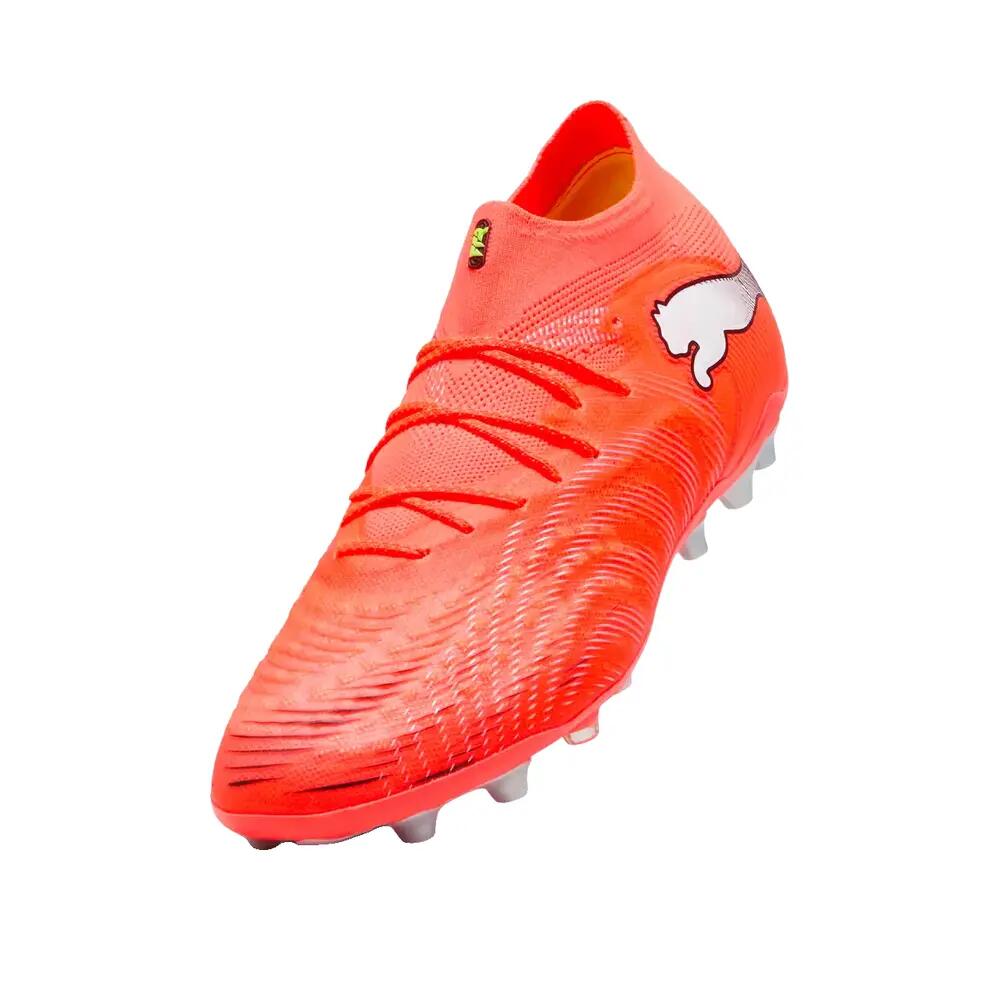 PUMA Future 9 Ultimate MG Voetbalschoenen Oranje, Rood 6/6