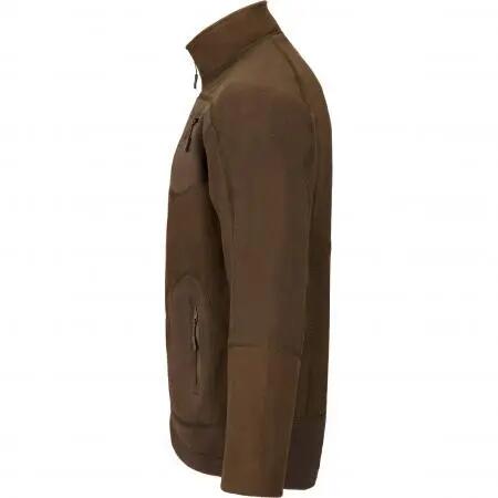 Herren - Outdoor-Fleecejacke - Geo Performance - oliv 3/4
