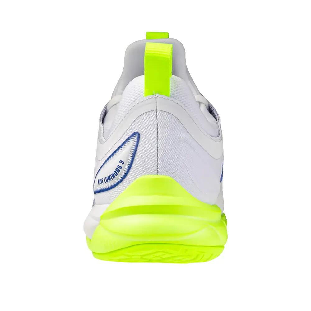 Sapatos de vólei Mizuno Wave Luminous 3 Branco/Amarelo 3/6