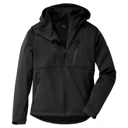Herren - funktionsjacke - wasserdicht - shawk - schwarz 2/2