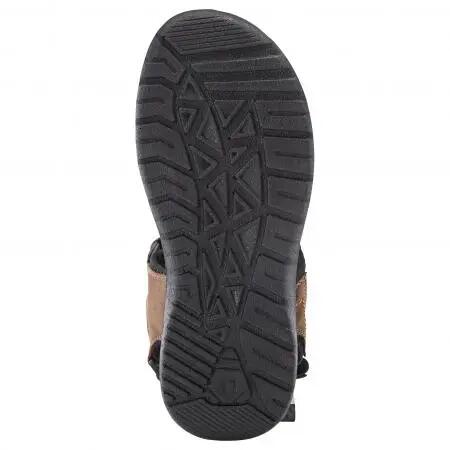 Herren - Sandalen - Leder, flexible PU-Sohle - Calabria - Braun 4/4