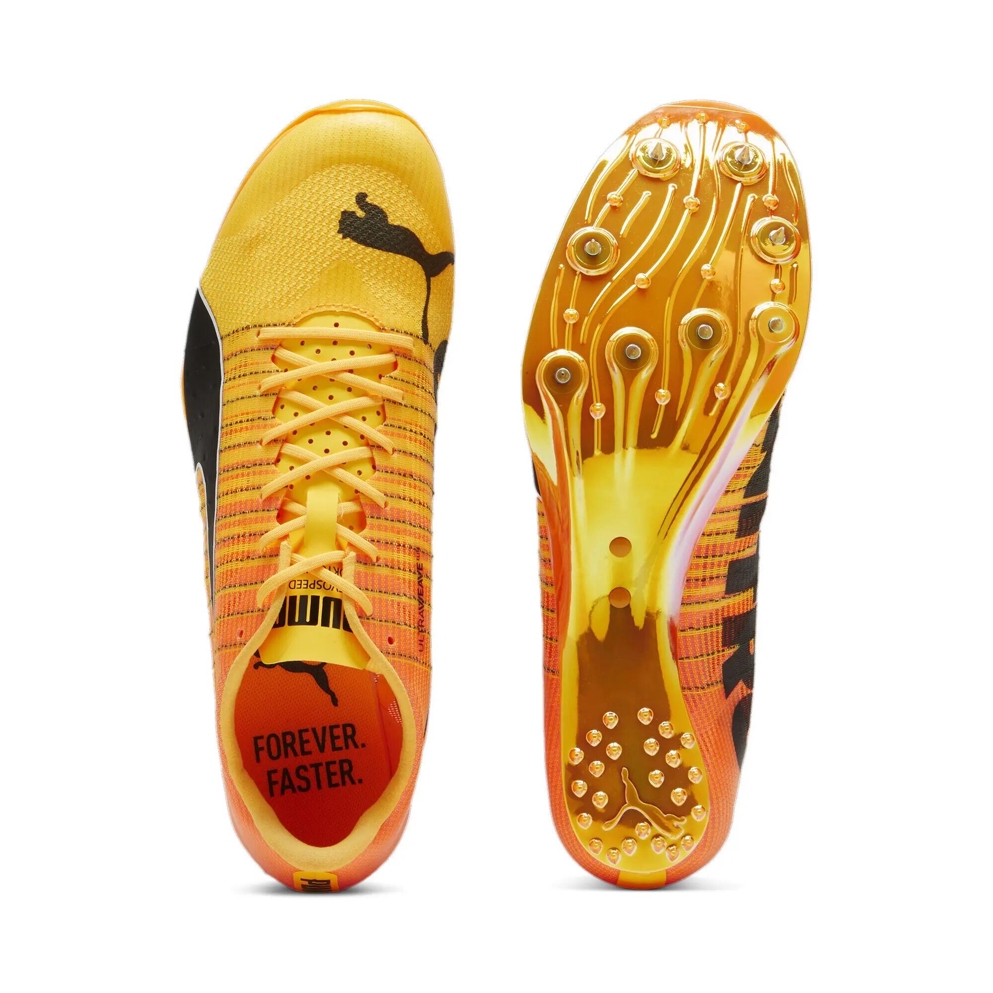 Puma evoSPEED Sprint NITRO 2 - pointes de sprint orange rose unisexe 4/6