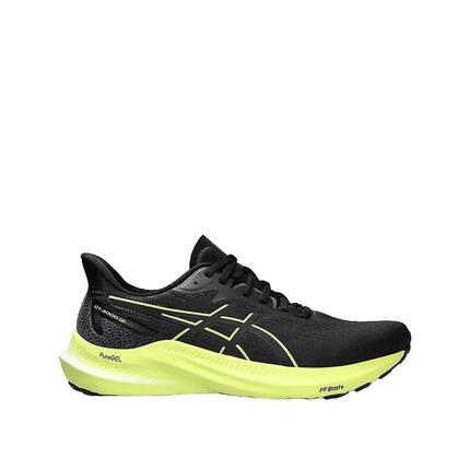 Laufschuhe ASICS GT-2000 12 Schwarz/Gelb fluoreszierend