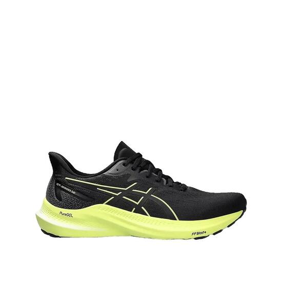 Laufschuhe ASICS GT-2000 12 Schwarz/Gelb fluoreszierend
