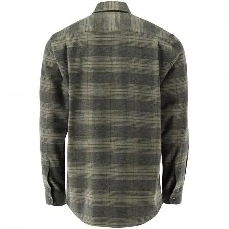 Herren - Jagdhemd - Slim Fit, Langarm, Flanellkaro - Stagma - Oliv, 45/46 2/2