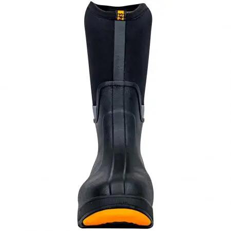 Herren - Gummistiefel - wasserdicht, Neopren - Bruzer - Schwarz-Orange 2/3