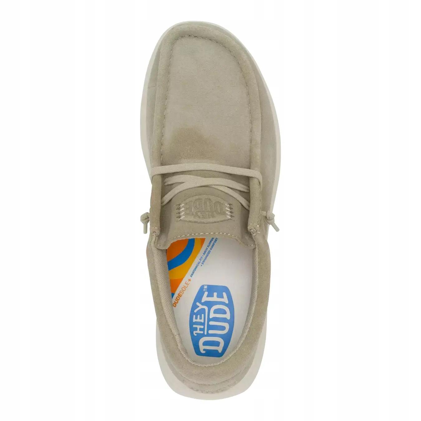 HeyDude Męskie Buty Mokasyny Wsuwane Zamszowe Wally Comf Suede 44 6/6