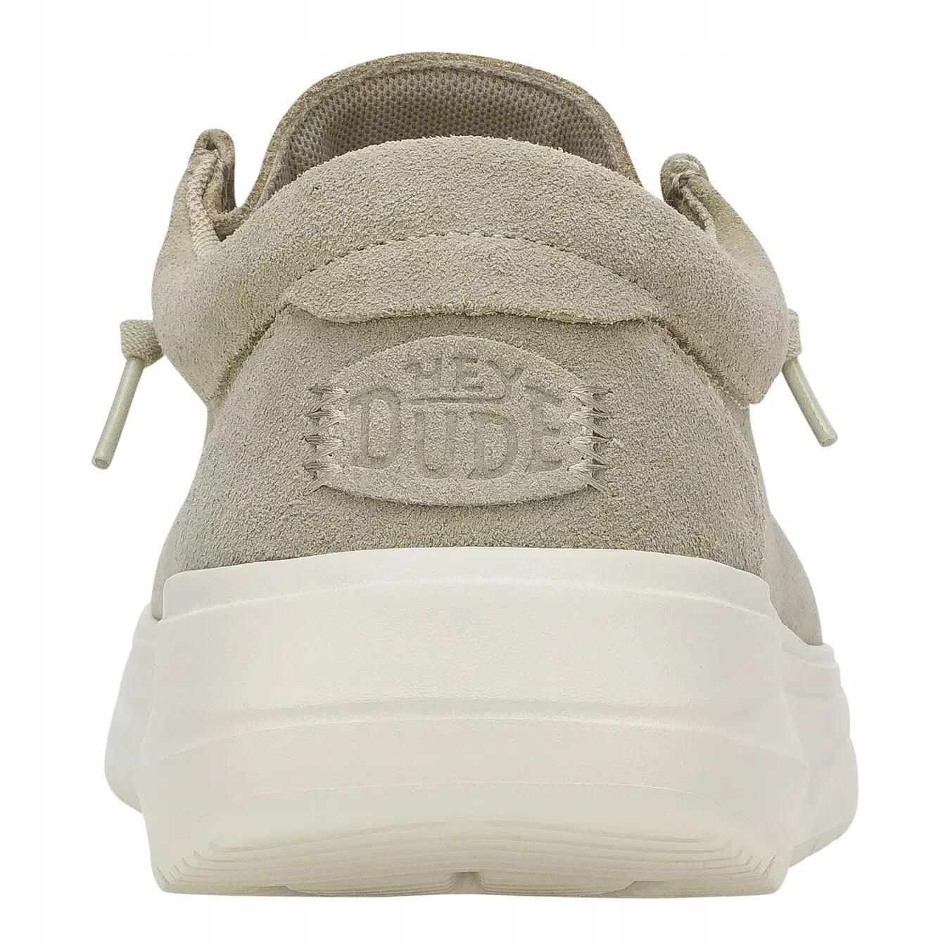 HeyDude Męskie Buty Mokasyny Wsuwane Zamszowe Wally Comf Suede 44 5/6