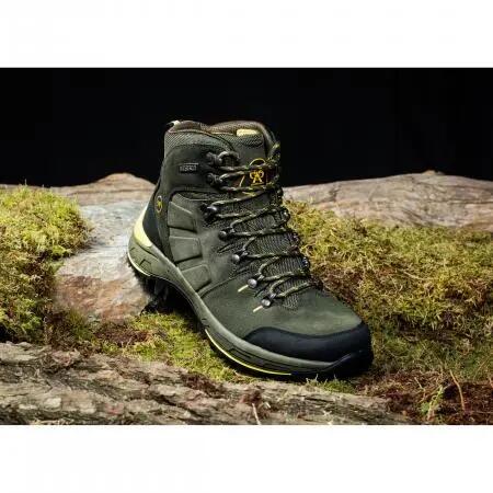 Herren - Trekkingboots Kongo - wasserabweisend - Oliv/Schwarz - Größe 46 3/4