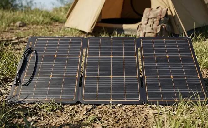 Panneau Solaire Flexible Pliable 120W Camping Silicium Monocristallin 3/5