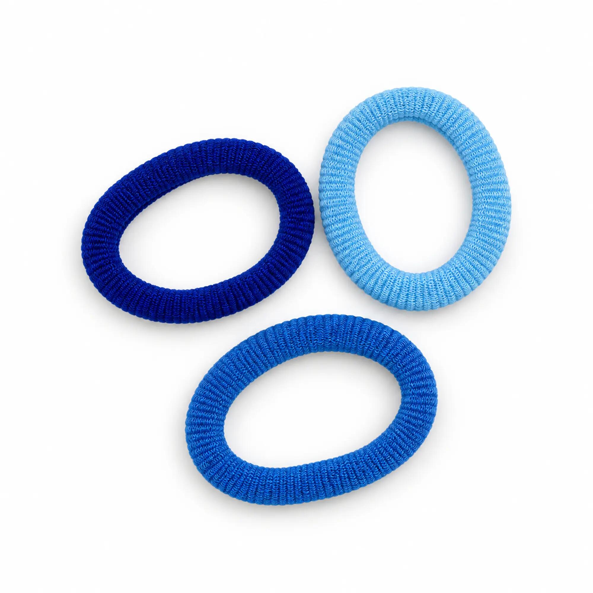 50 Kinder Haargummis Blau 5/5