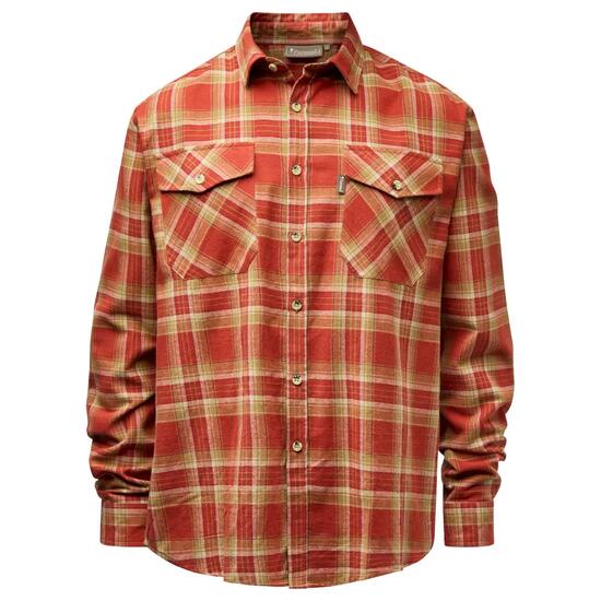 Herren - Outdoorhemd - Flanell, langarm - Härjedalen - oliv