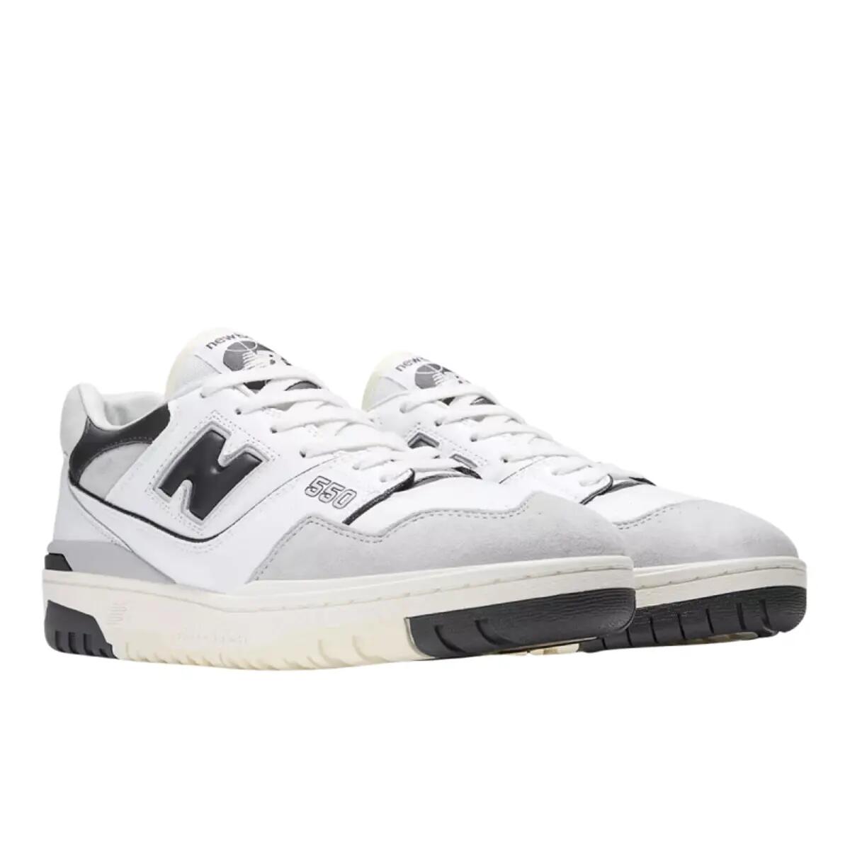 New Balance 550 Grey White Black 4/6