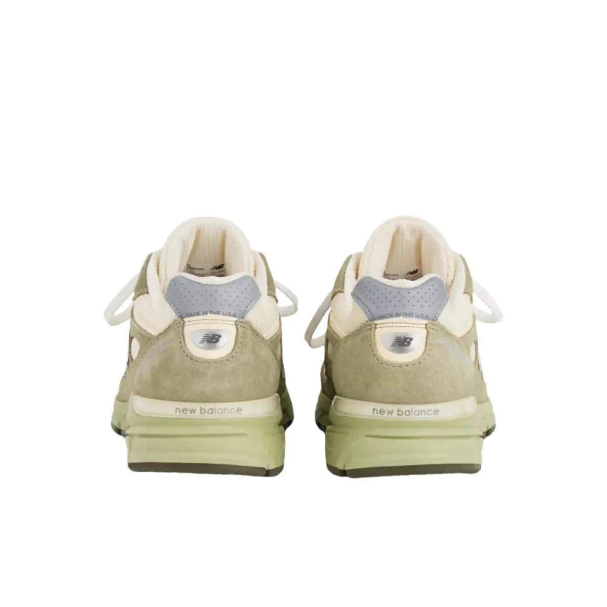 New Balance 990v4 MiUSA Olive Leaf 4/4