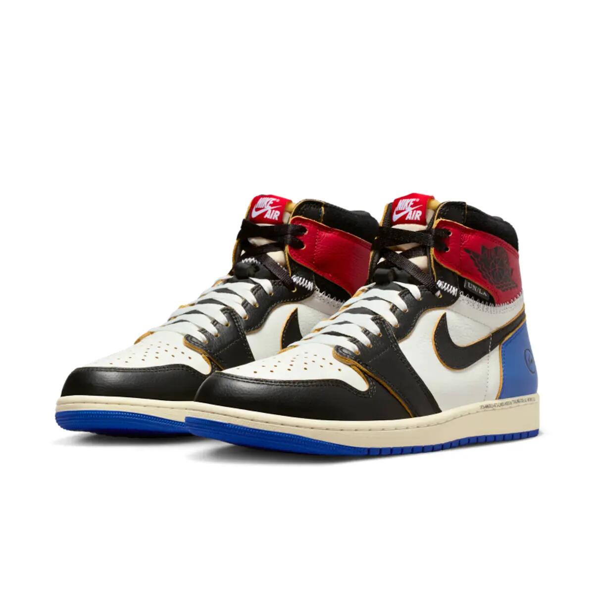 Chaussures  1 Retro High OG SP Fragment x Union LA Varsity Red Sport Royal 4/10