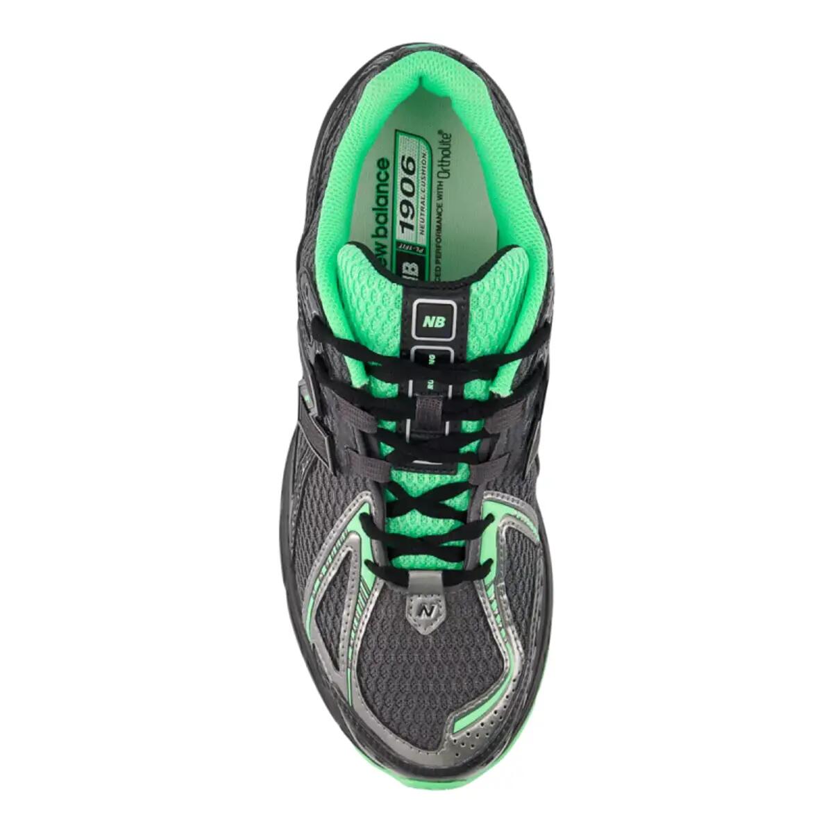 New Balance 1906R Dark Silver Metallic Lab Green 2/6