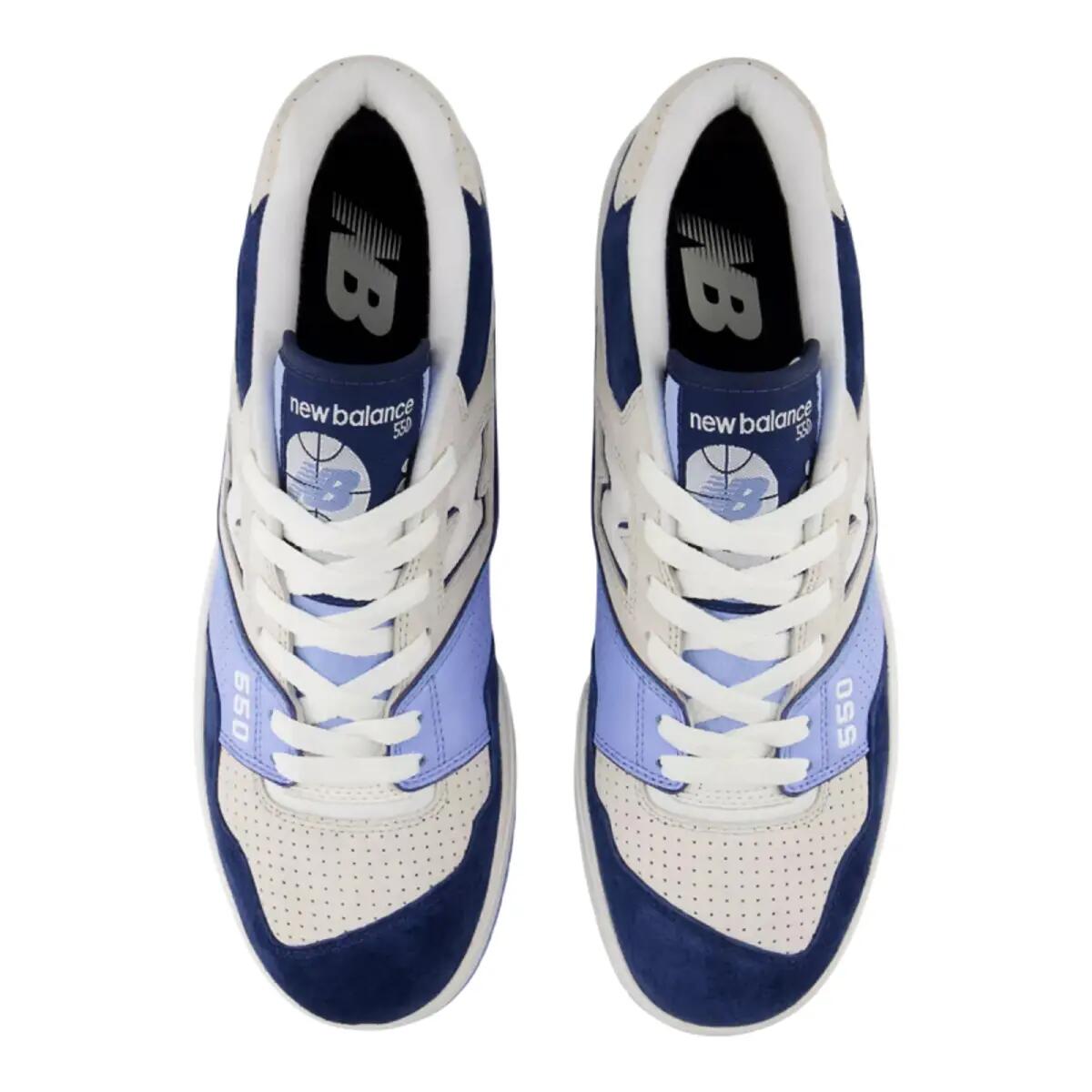 New Balance 550 Navy Electric Sky 2/5