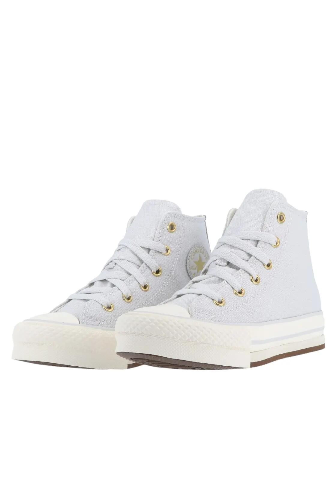 Tênis Converse Chuck Taylor All Star Eva Lift Platform Azul 3/4