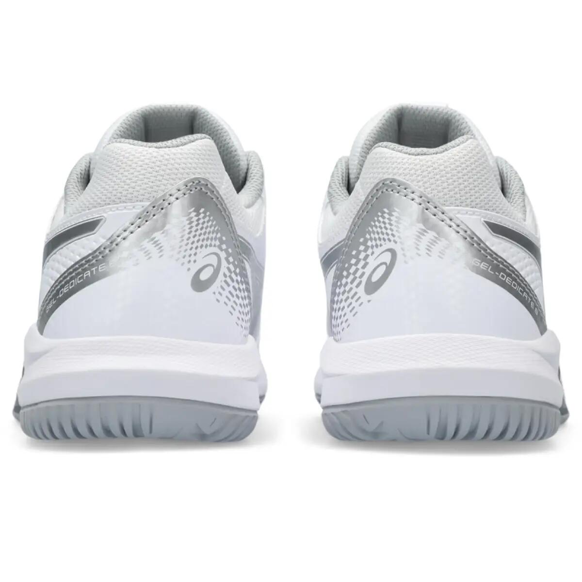 ASICS Gel-Dedicate 8 White Pure Silver (Women's) 6/6
