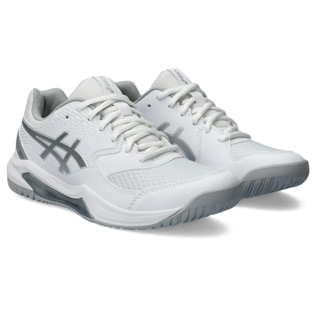 ASICS Gel-Dedicate 8 White Pure Silver (Women's) 3/6