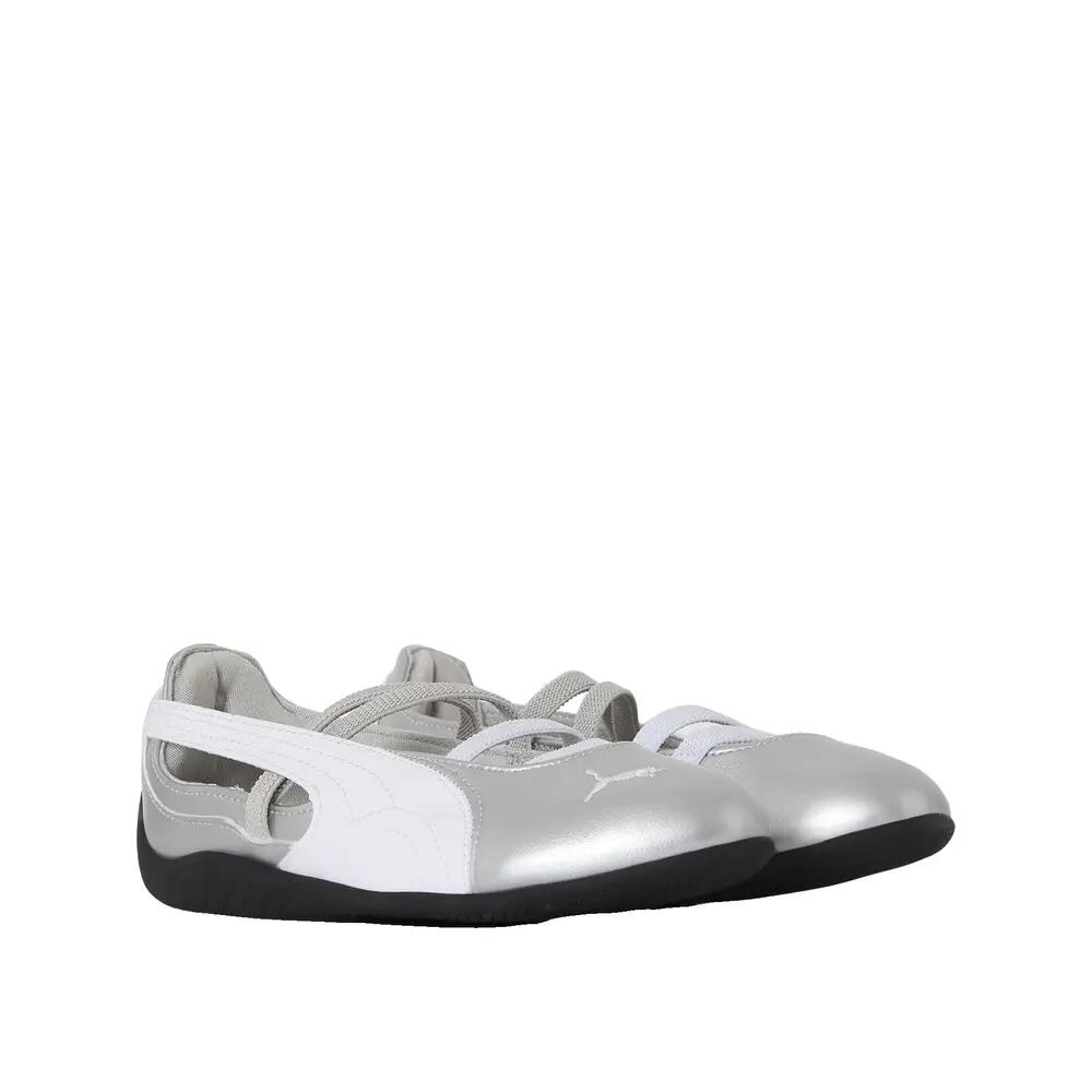 Sapatos de bebé PUMA Speedcat Ballet Prateado e Branco 3/3