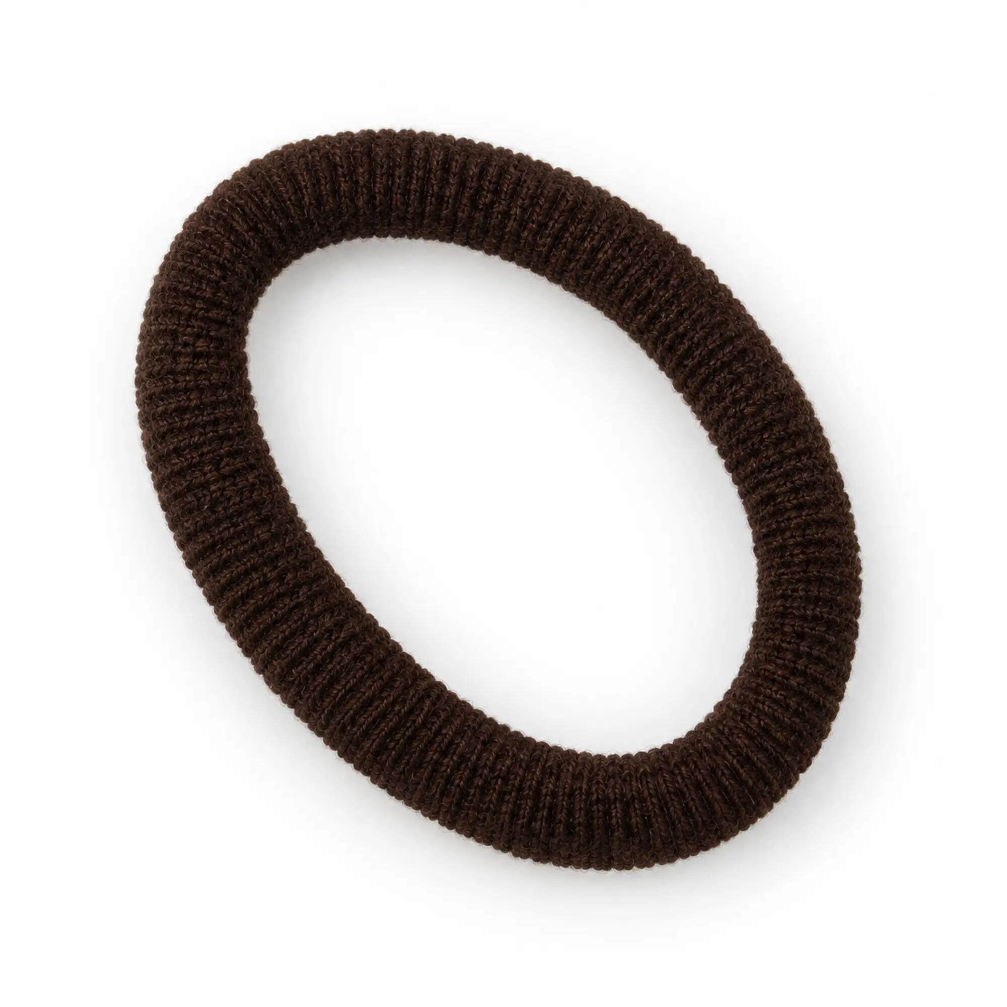 50 Kinder Haargummis Braun 4/6