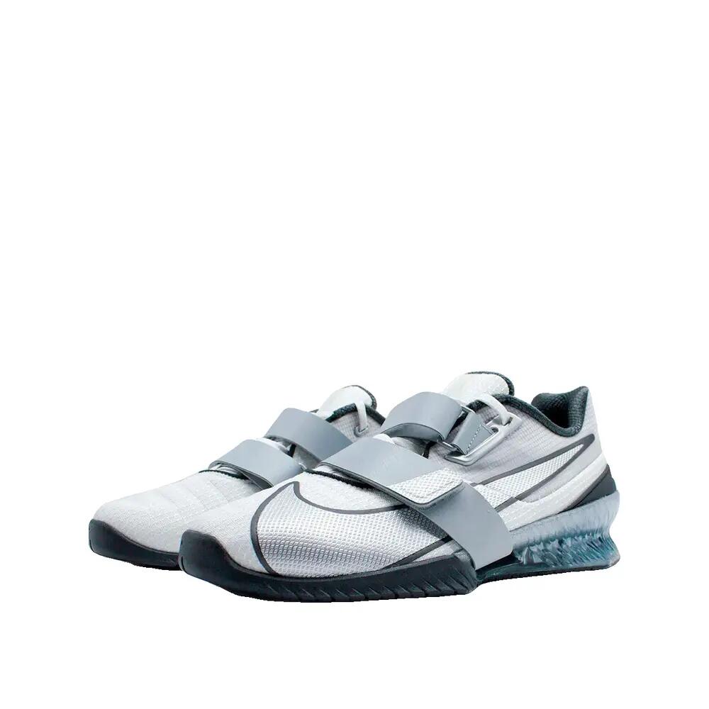 Scarpe da sollevamento pesi Nike Romaleos 4 SE Bianco 4/4